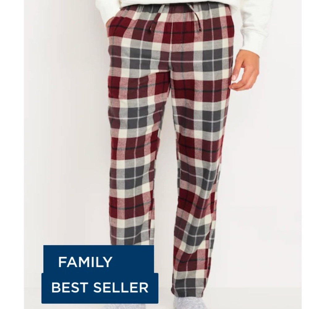Men's brown /gray plaid Flannel pajama